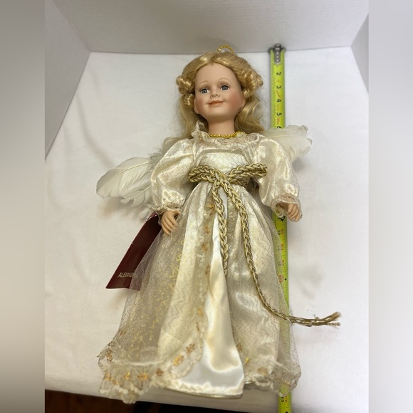 Top Source Gift of Time Vintage Collectable Porcelain Angel Doll Alexandra - Picture 13 of 16